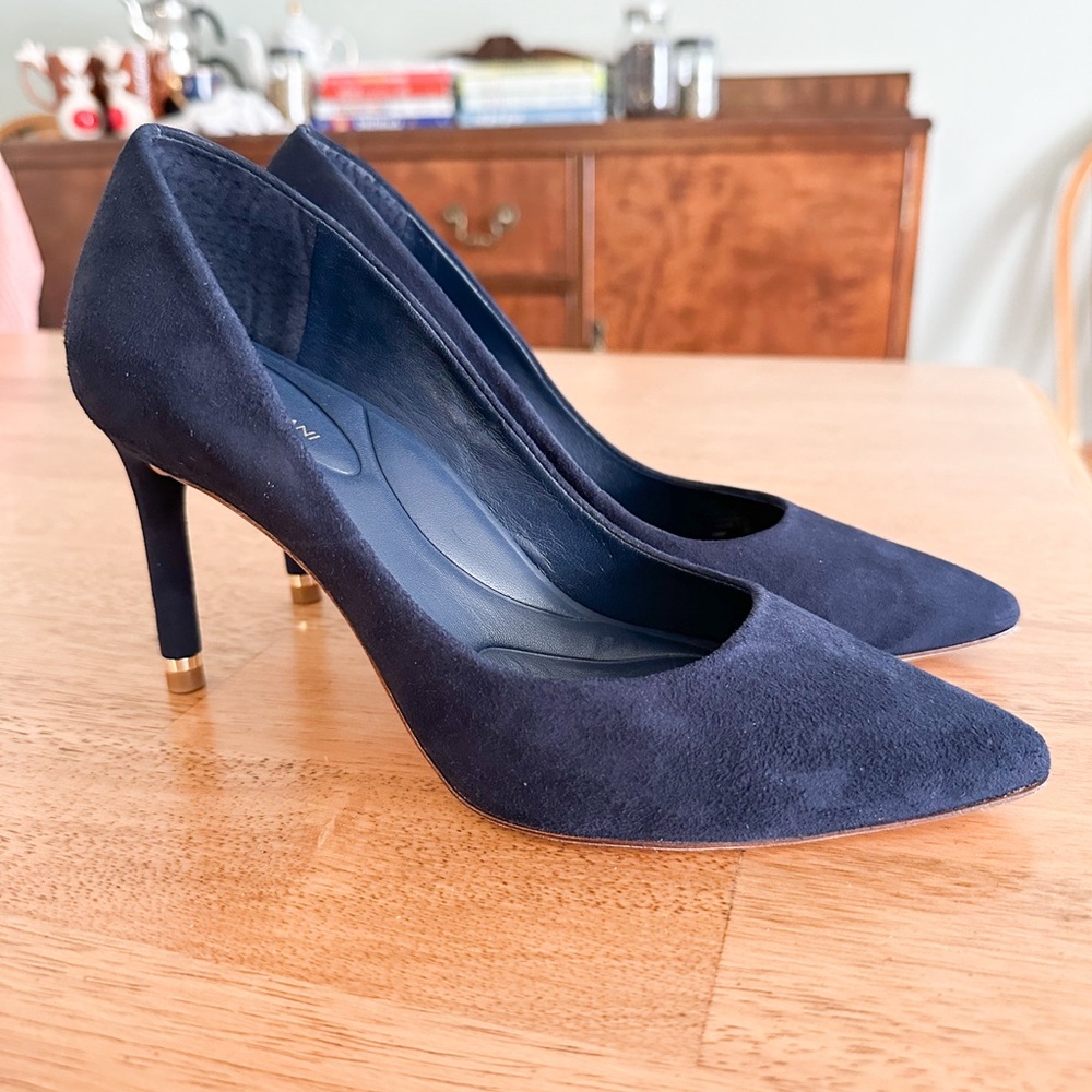 Antonio Melani - Kara Leather Pumps Navy Suede 6.5